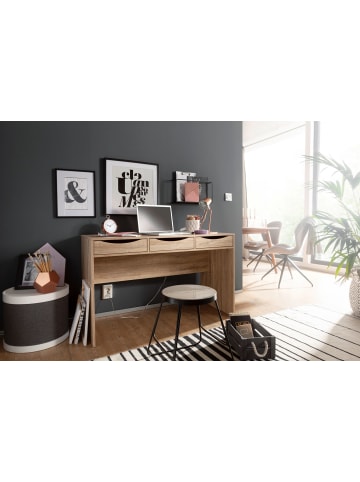 FineBuy Schreibtisch in Grau / Spanplatte / 55x120x75