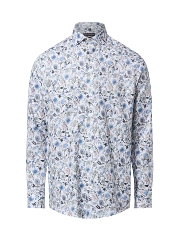 Finshley & Harding Hemd in weiß hellblau