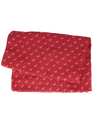 BREITER Schal in rot