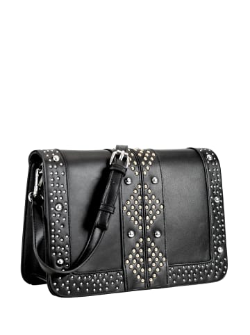 collezione alessandro Umhängetasche " Rockie " in schwarz