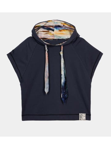 Anekke Kurzarmpullover für Damen in dunkel-blau