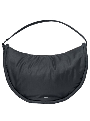 SANDQVIST Curve Half Moon Bag L - Umhängetasche 42 cm (black) in schwarz