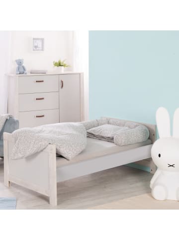 roba Bettschlange Babybett Nestchenschlange - 170 cm lang - grau