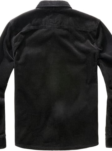 Brandit Hemd "Corduroy Classic" in Schwarz