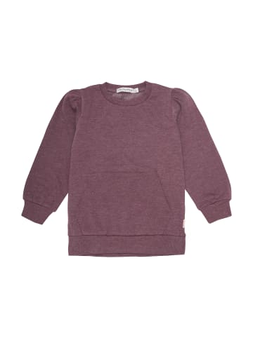 Minymo Rundhalspullover MISweat girl in Rosa