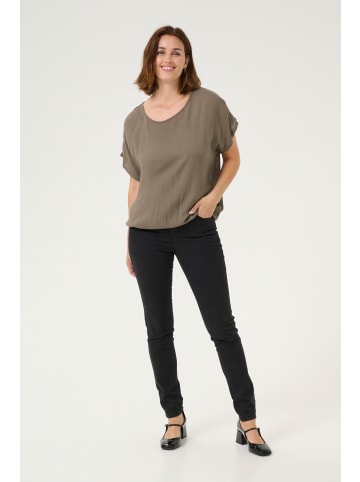 Kaffe Ärmellose Bluse KAamber in Major Brown