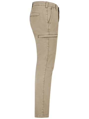 Sublevel Cargo-Hose mit Seitentasche und Reißverschluss in Beige