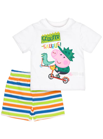 Peppa Pig Schlafanzüge George & Dino Streifen XT in orange