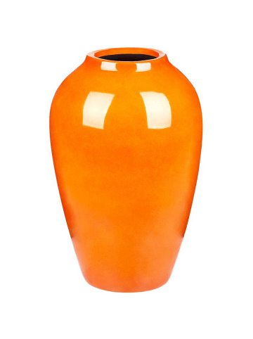 Beliani Blumenvase TERRASA in Orange - (W) 23 x (H) 39 x (L) 23 cm