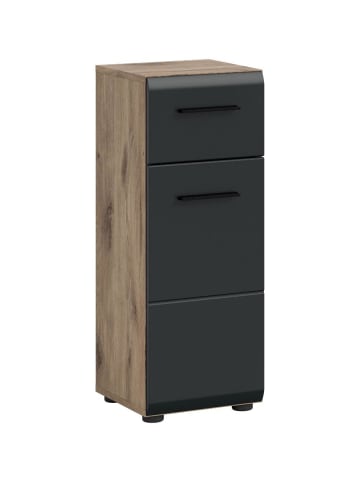 ebuy24 Badschrank Ice Schwarz 30 x 30 cm