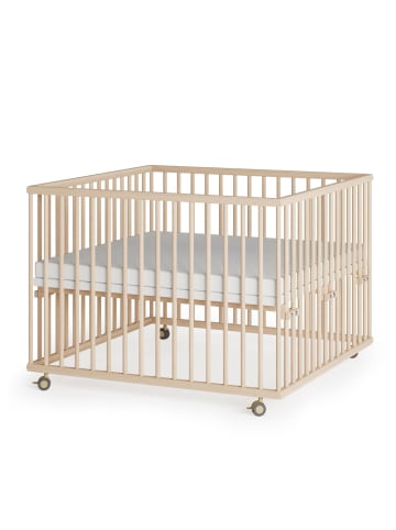 Sämann Sämann Laufgitter mit Matratze - natur - Set - Premium Kollektion
