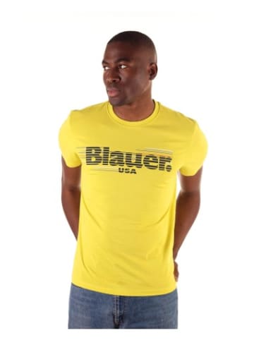 BLAUER USA Tshirt in Gelb