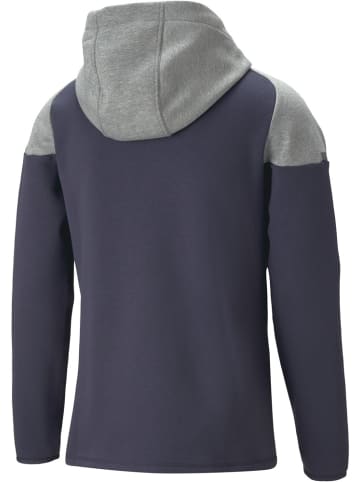 Puma Jacke "TeamCUP CasuaLongsleeve Hooded Jacket" in Blau