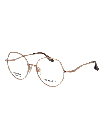 Trussardi Optische Fassungen Rund Rose Gold