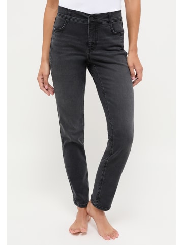 ANGELS  Straight-Leg Jeans Jeans Cici Detail Glam mit Glitzersteinen in grey used