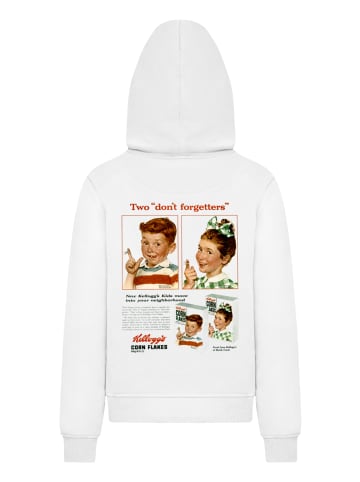 F4NT4STIC Hoodie Kellogg's Corn Flakes Cereal Box Children Retro in weiß