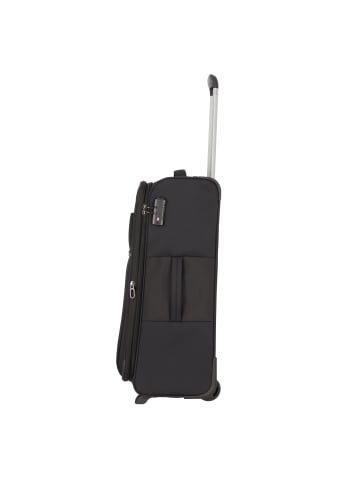 PAKLITE Valencia 2 Rollen Trolley 68 cm in schwarz