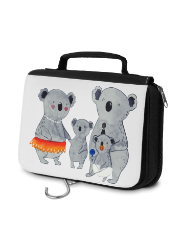 Mr. & Mrs. Panda Kulturbeutel Koala Familie ohne Spruch in Weiß