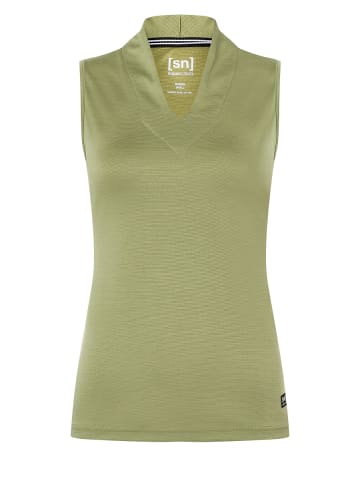 super.natural Merino Tanktop in grün