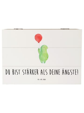 Mr. & Mrs. Panda Schatztruhe Angst überwinden mit Spruch in Weiß