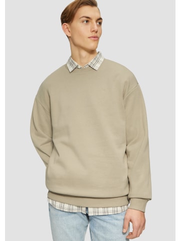QS Sweatshirt langarm in Beige