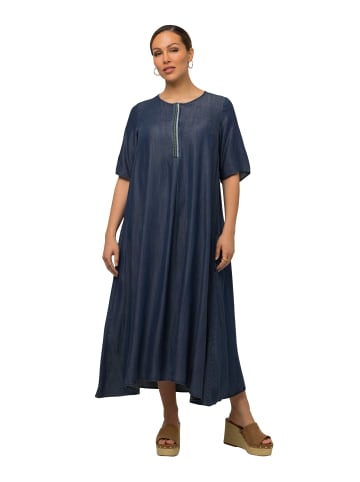 Ulla Popken Midikleid in dark blue denim