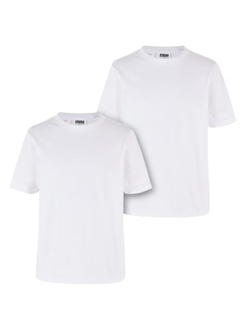 Urban Classics T-Shirts in white+white