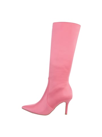 Ital-Design Stiefel in Pink