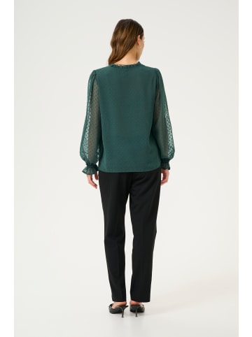 Kaffe Langarm-Bluse KAanja Regular fit in Aventurine CC
