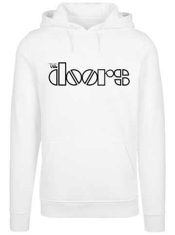 F4NT4STIC Hoodie The Doors Music Band Simple Logo in weiß