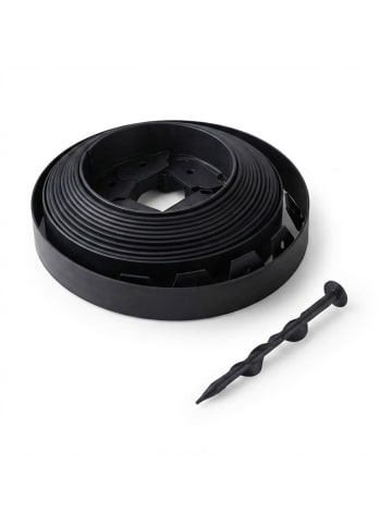 relaxdays Rasenkante in Schwarz - 10 m