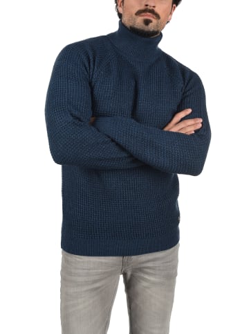 BLEND Rollkragenpullover BHCarrizo in Mittelblau