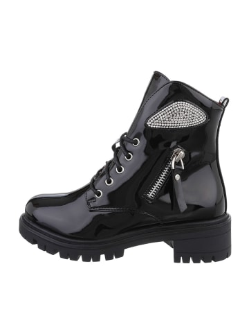 Ital-Design Stiefelette in Schwarz