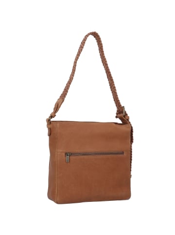 Cowboysbag Foxhill Schultertasche Leder 28 cm in fawn