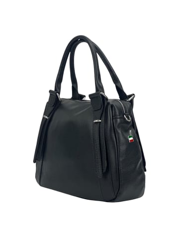 Florence Florence Umhängetasche Leder schwarz ca. 35cm