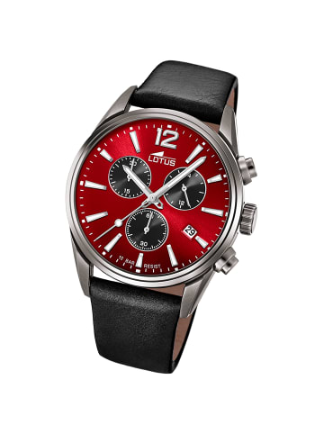 Lotus Chronograph-Armbanduhr Lotus Classic schwarz groß (ca. 42mm)