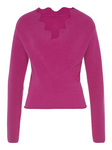 LASCANA Strickpullover in fuchsia