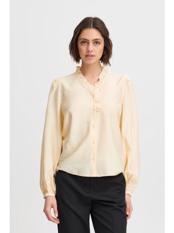 ICHI Bluse langarm IXLAYA Regular fit in Almond Milk