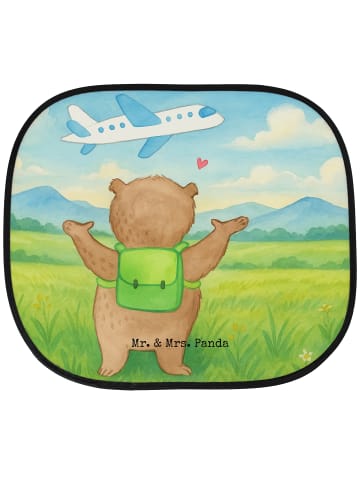 Mr. & Mrs. Panda Autosonnenschutz Bär Flugzeug Design ohne Spruch in Weiß