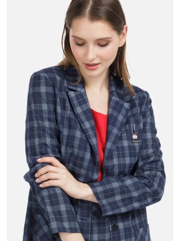 HELMIDGE Blazer Blazer in blau weiss