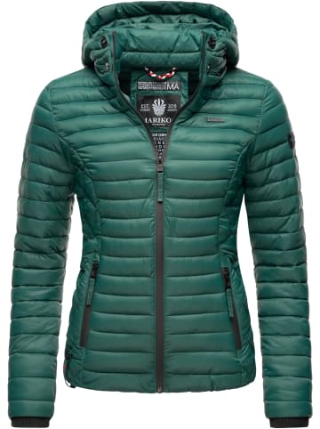 Marikoo Steppjacke Samtpfote in Ocean Green