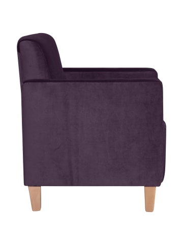 others SESSEL Karol Bezug Samtvelours Buche natur / purple