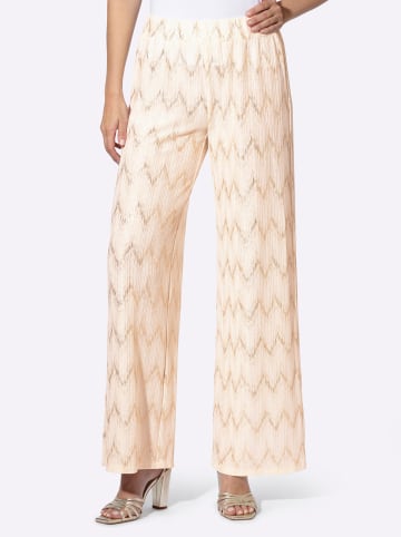 Heine Schlupfhose in champagner-goldfarben-bedruckt