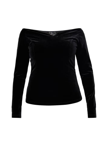 faina Longsleeveshirt in Schwarz