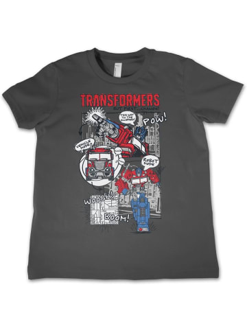 Transformers Shirt "Transformers Pow Woosh Boom! Kids Tee" in Grau