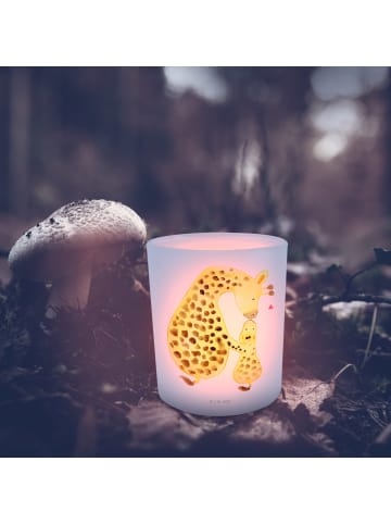 Mr. & Mrs. Panda Windlicht Giraffe Kind ohne Spruch in Transparent