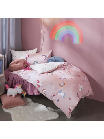 Erwin Müller Renforcé Kinder-Wendebettwäsche in rosa