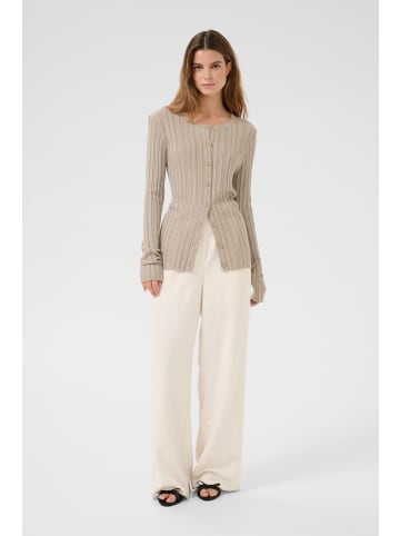 Karen By Simonsen Strickjacke KBUlima Slim fit in Simply Taupe