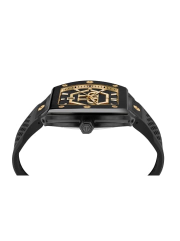 Philipp Plein Analoguhr für Herren in schwarz