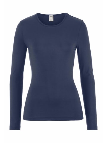 Hessnatur Longsleeve in mitternachtsblau